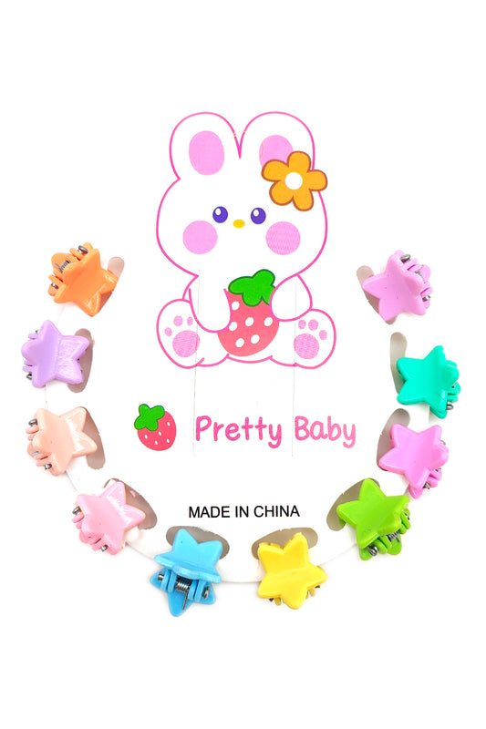 Girls Mini Star Hair Clips