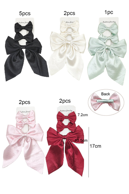 Bow Design Hair Barrettes