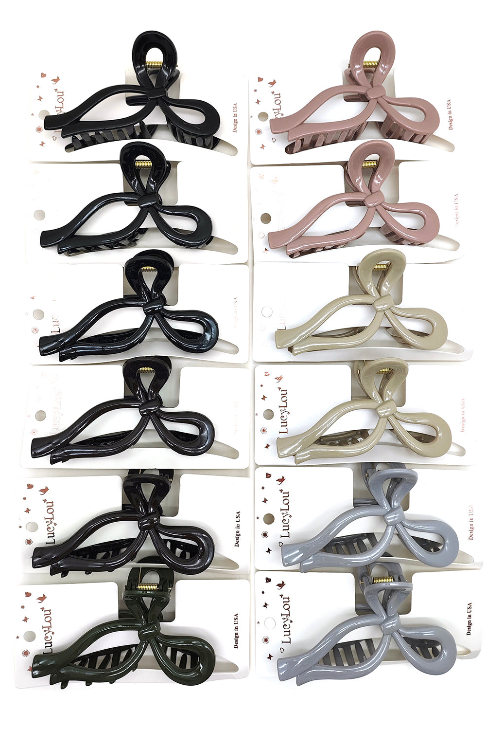 Bow Design Hair Claw Clip