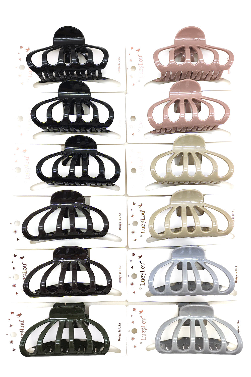 Cage Hair Claw Clip