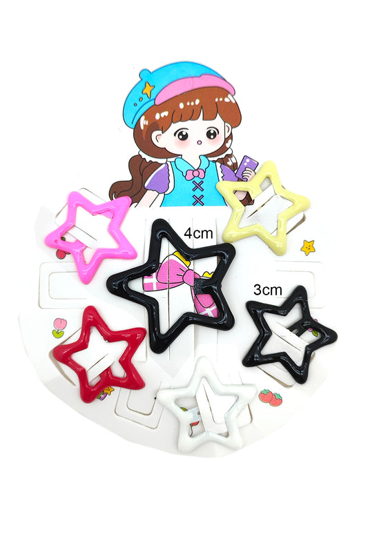 Star Design Snap Clips