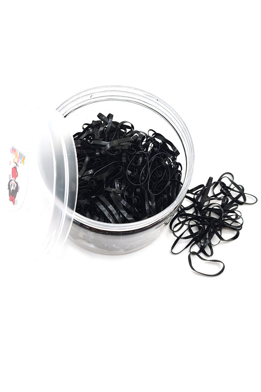 Black Rubber Band Hair Ties