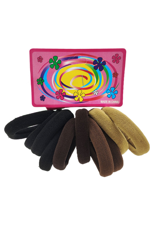 Multi-color Seamless 10-piece Hair Ties