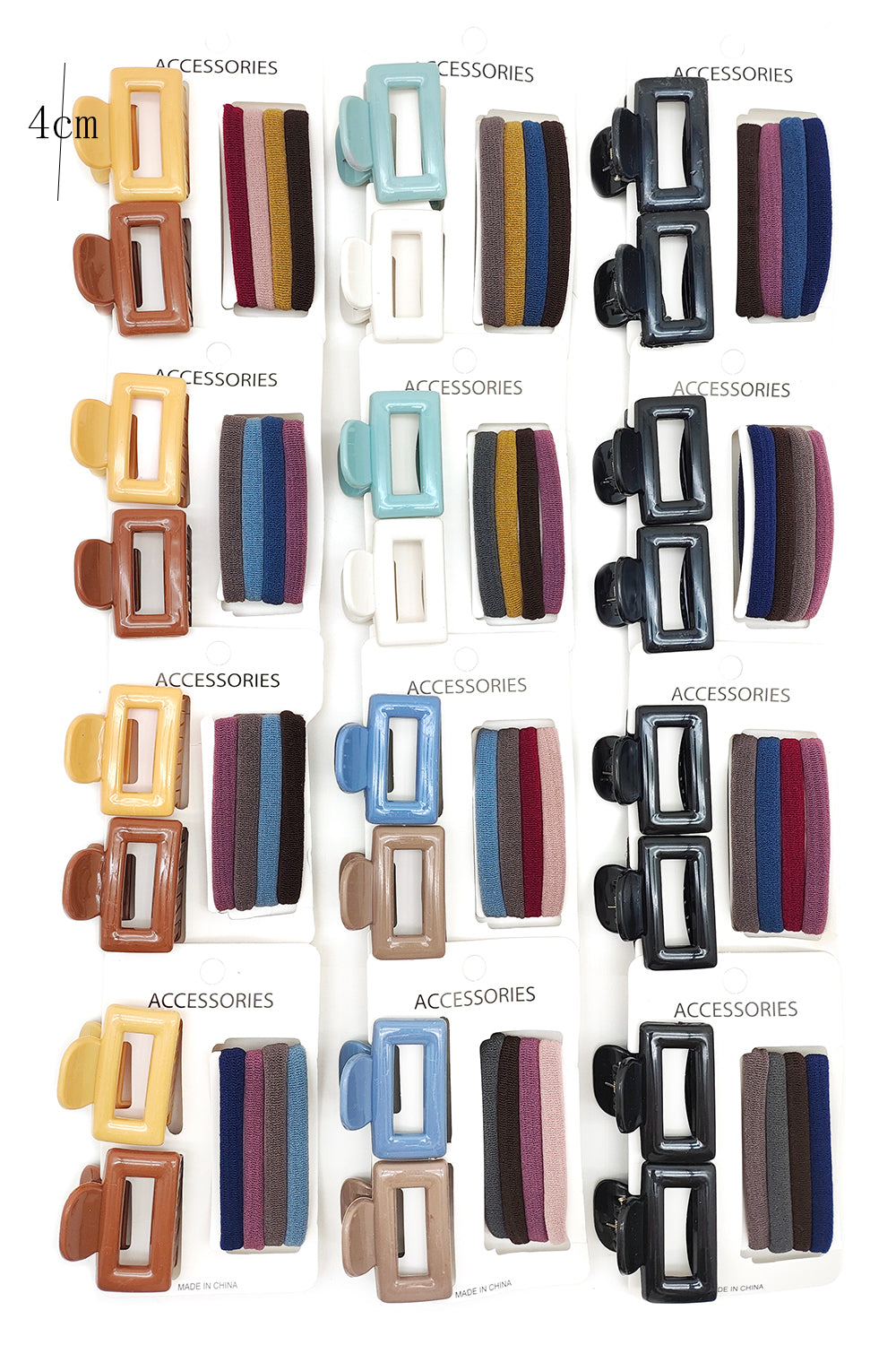Hair Clips and Hair Ties Set