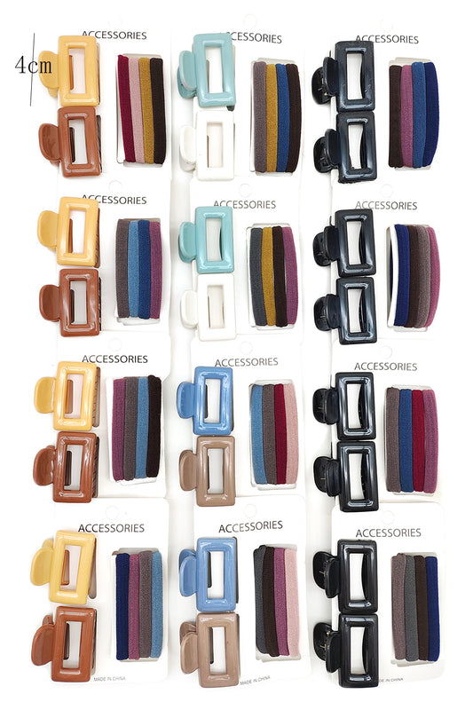 Hair Clips and Hair Ties Set