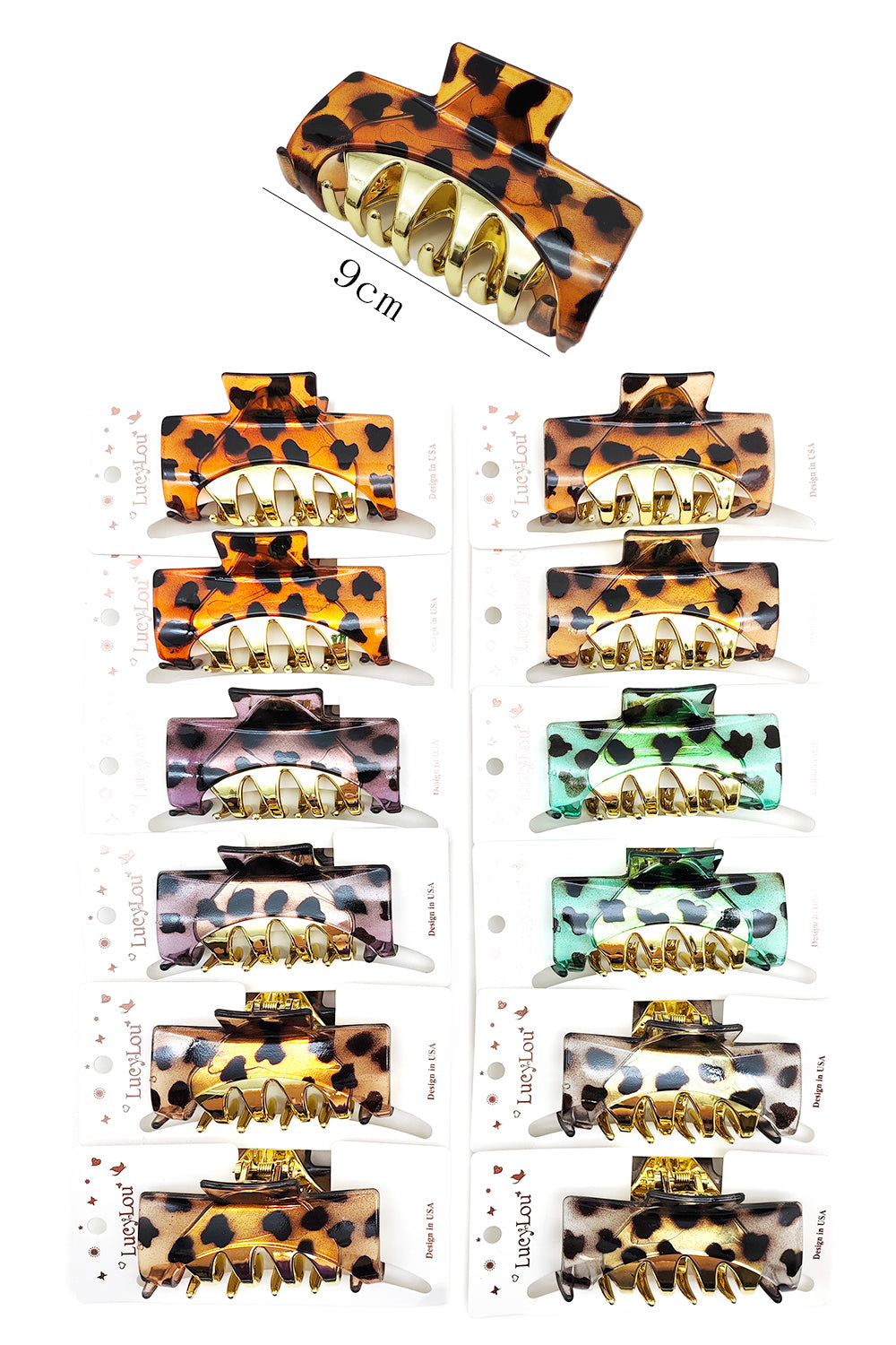 Tortoise Hair Claw Clips