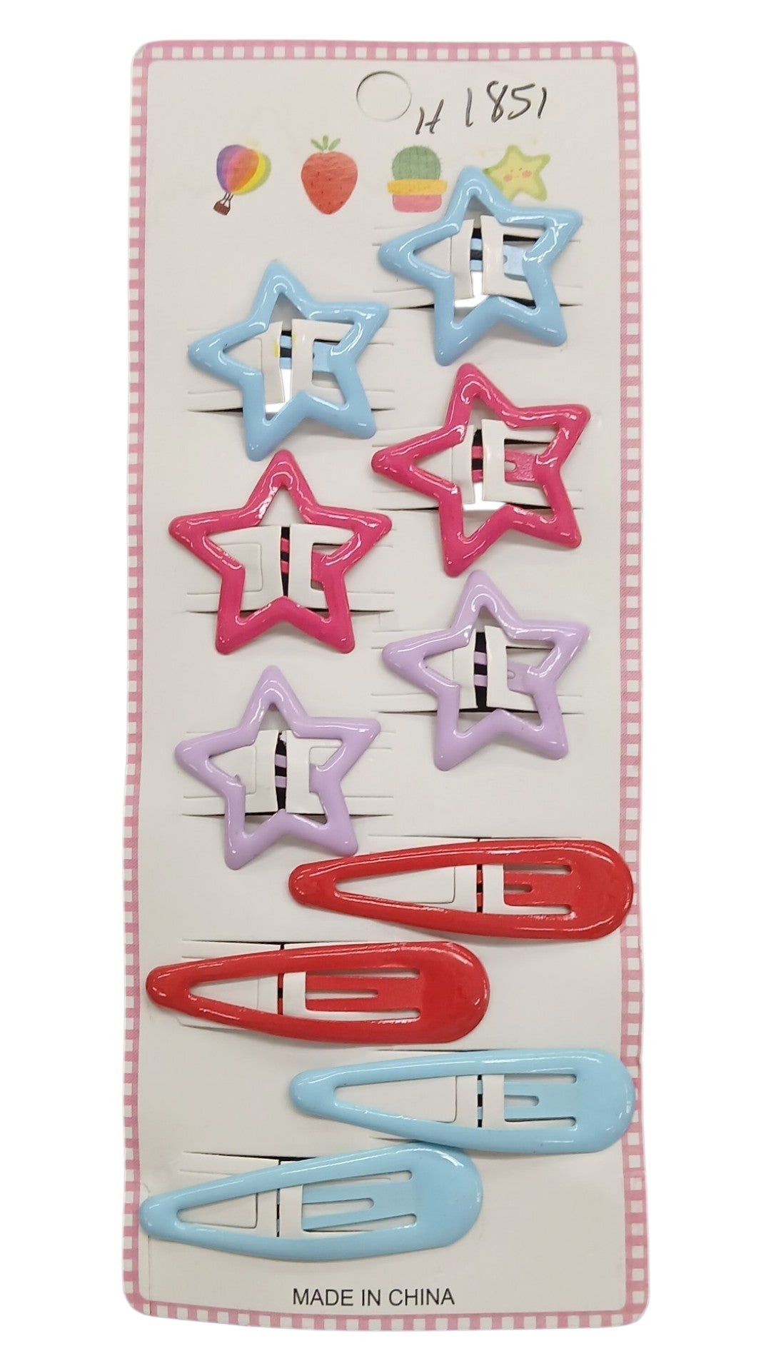 Star Hair Snap Clips