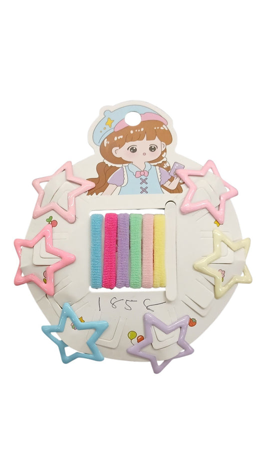 Star Snap Hair Clips & Hair Ties