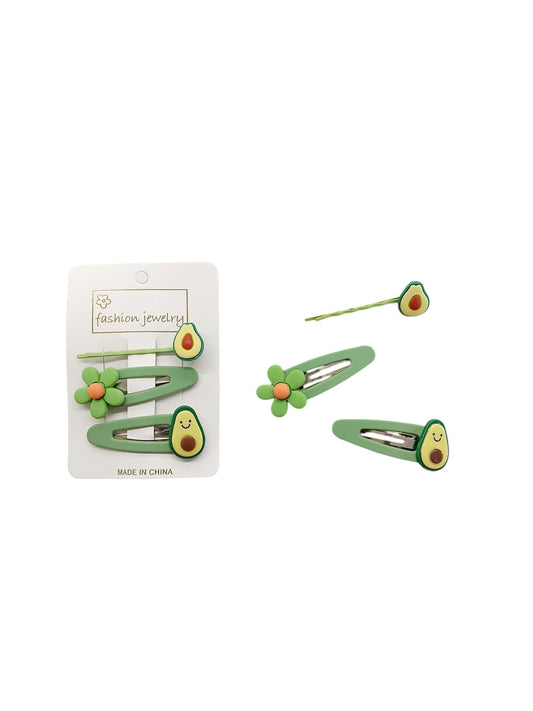 Avocado Design Hair Clip