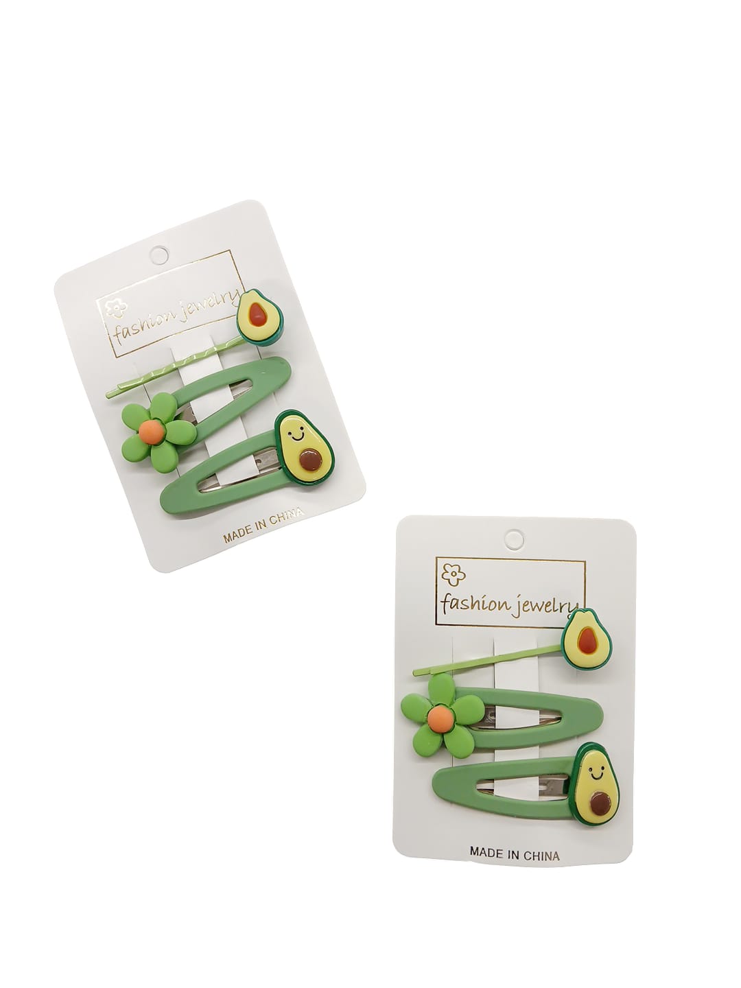 Avocado Design Hair Clip