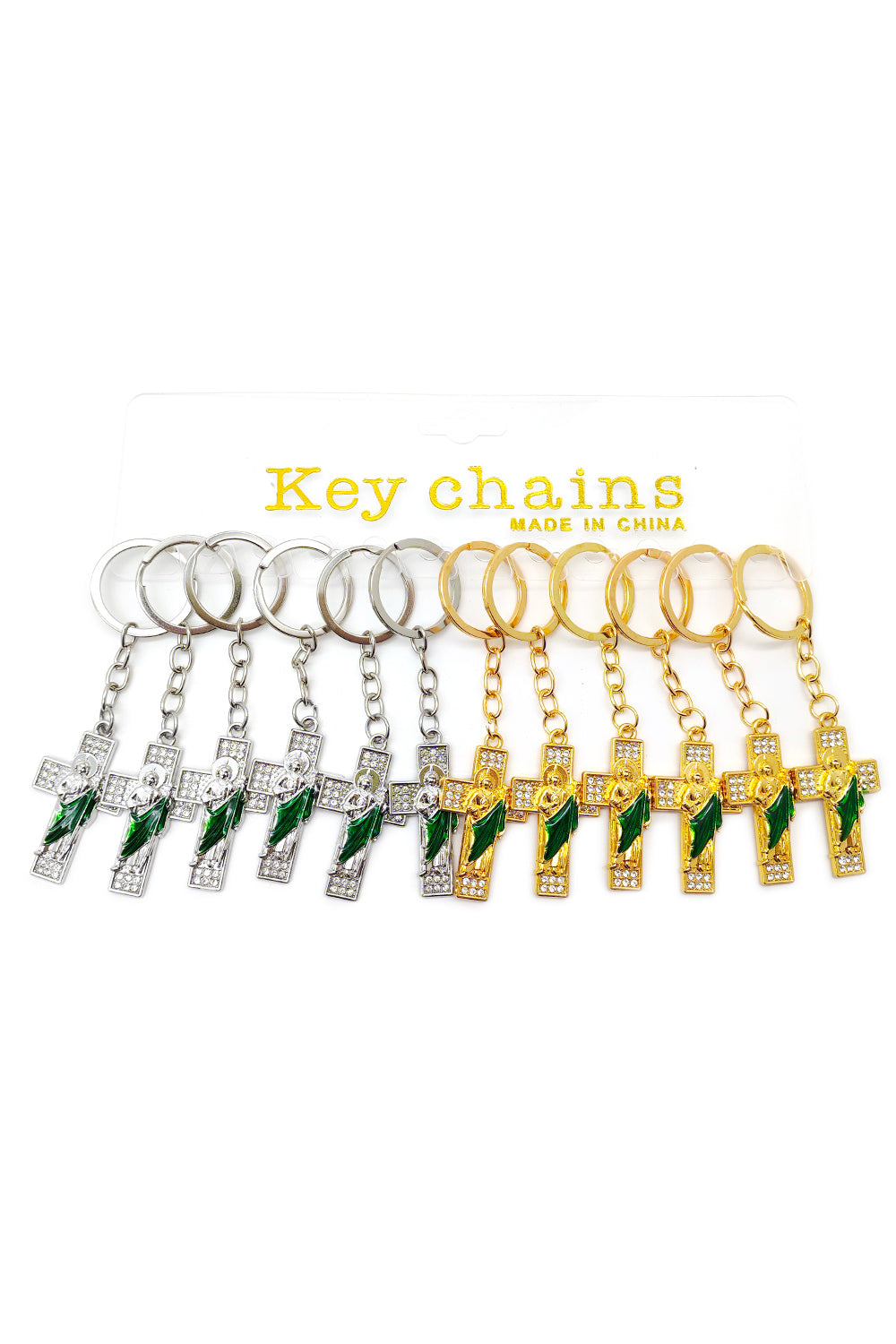 San Judas Tadeo Cross Key-chain