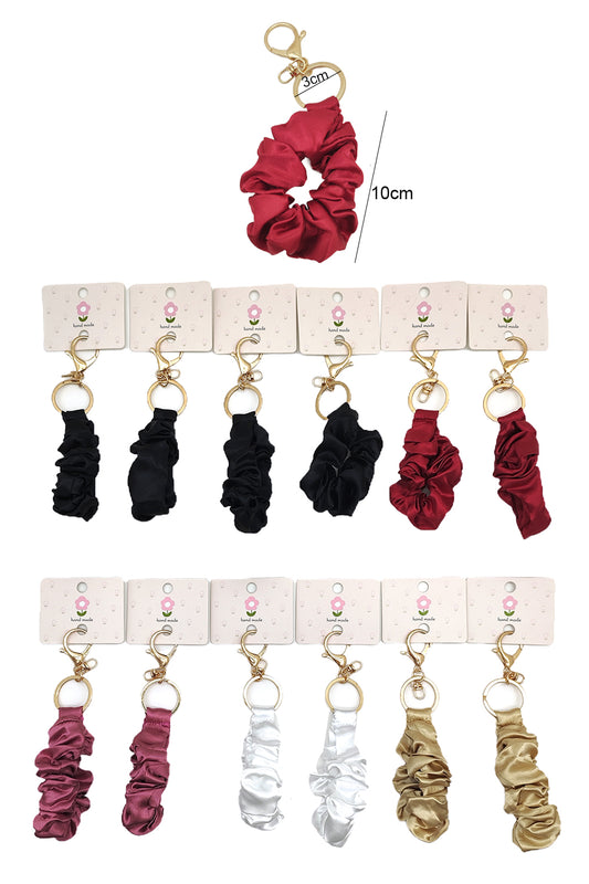 Wristlet Scrunchie Keychain