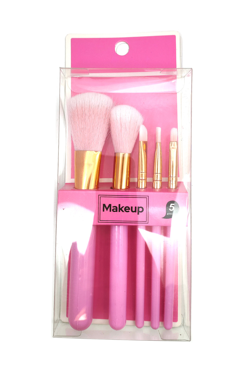 Black/Pink 5 pieces Makeup Brush Set