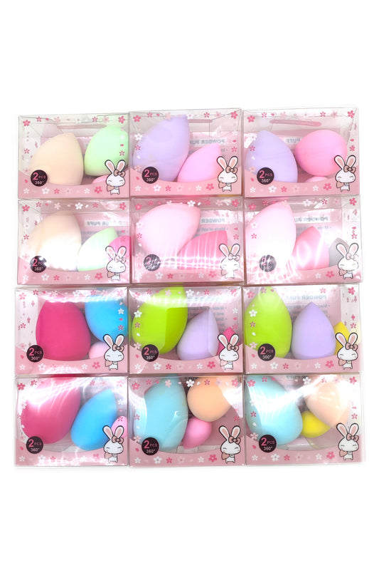 3-piece Makeup Sponge Set