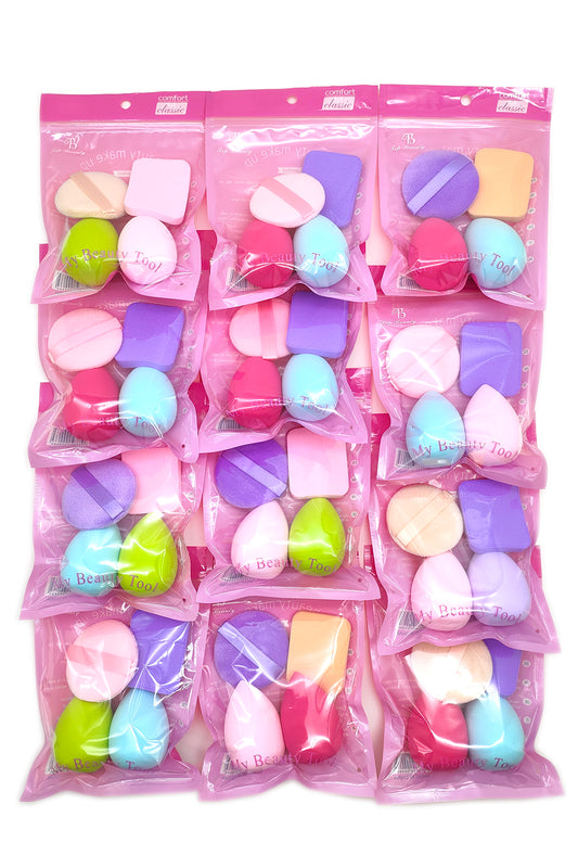 4-Piece Makeup Sponge Set