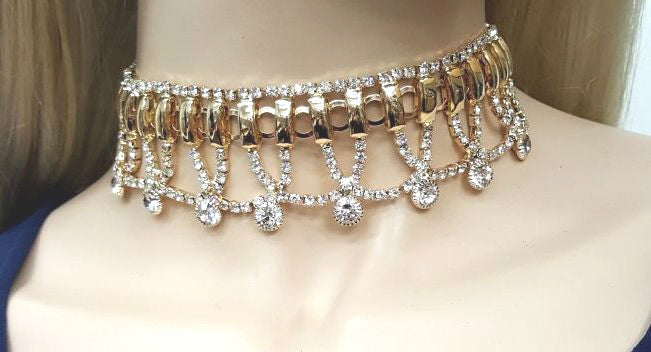 Choker Rhinestone Necklace