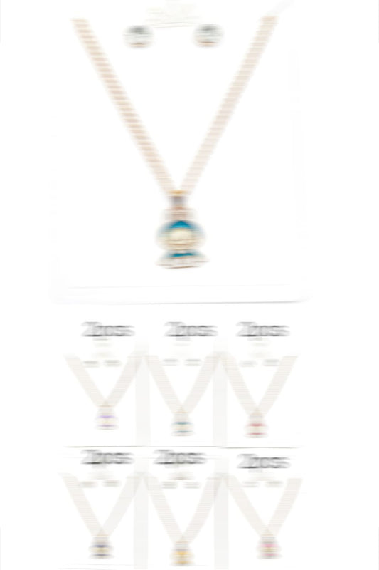 Character Pendant Necklace Set