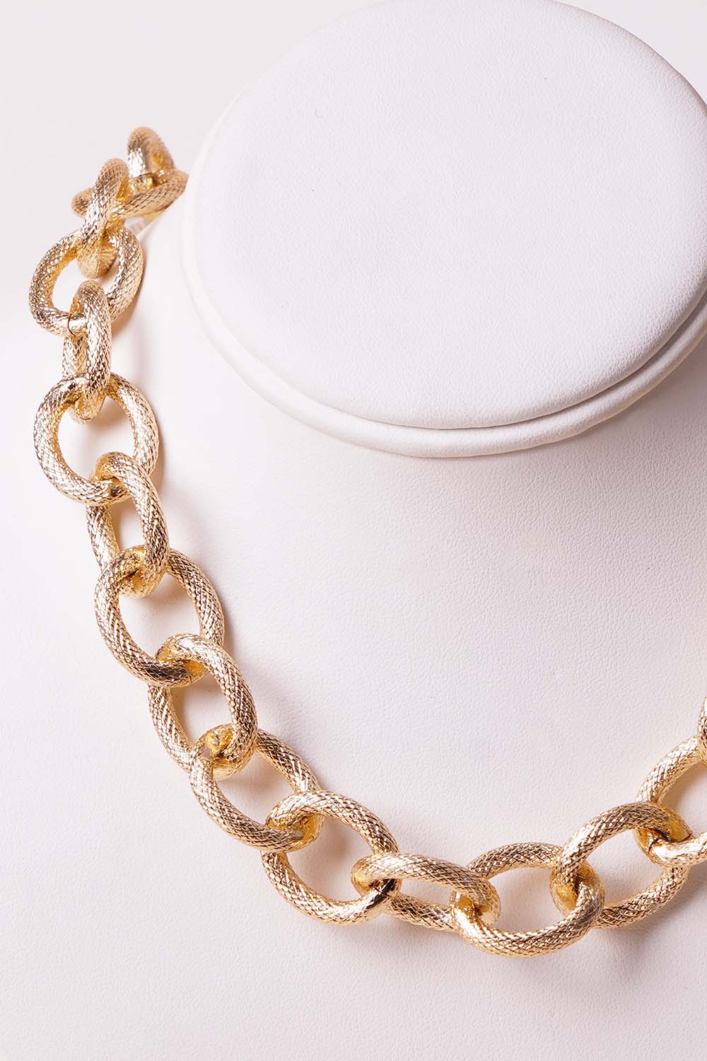 Gold Link Chain Necklace