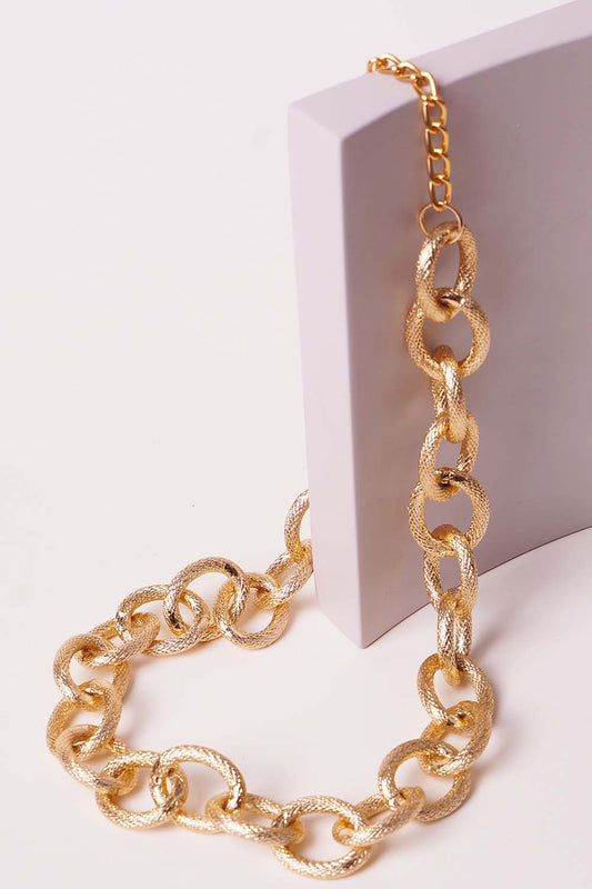 Gold Link Chain Necklace