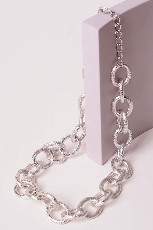Silver Link Chain Necklace