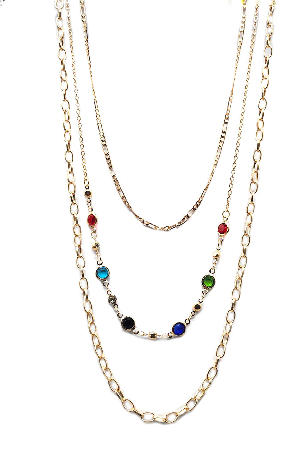 Layered Jewels Necklace
