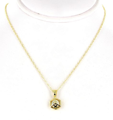Cubic Zirconia Pendant Necklace