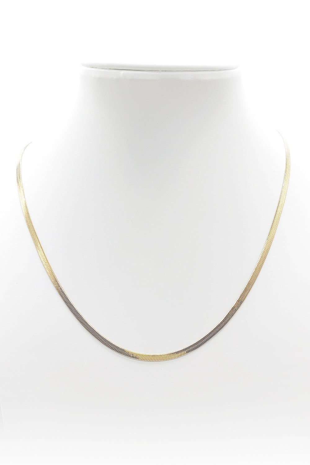 Gold Stainless Steel Herringbone Chain