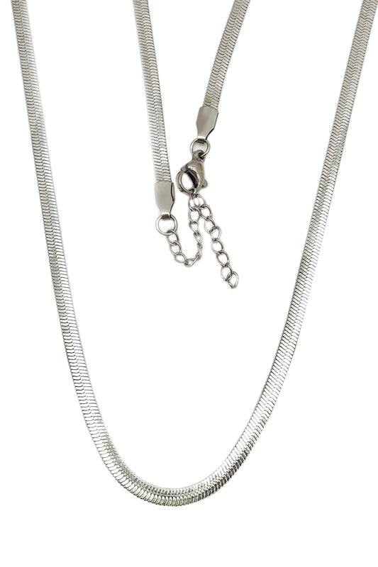Silver Stainless Steel Snake Chain