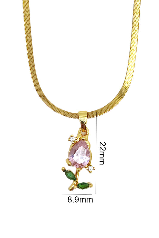 Stainless Steel Tulip Pendant