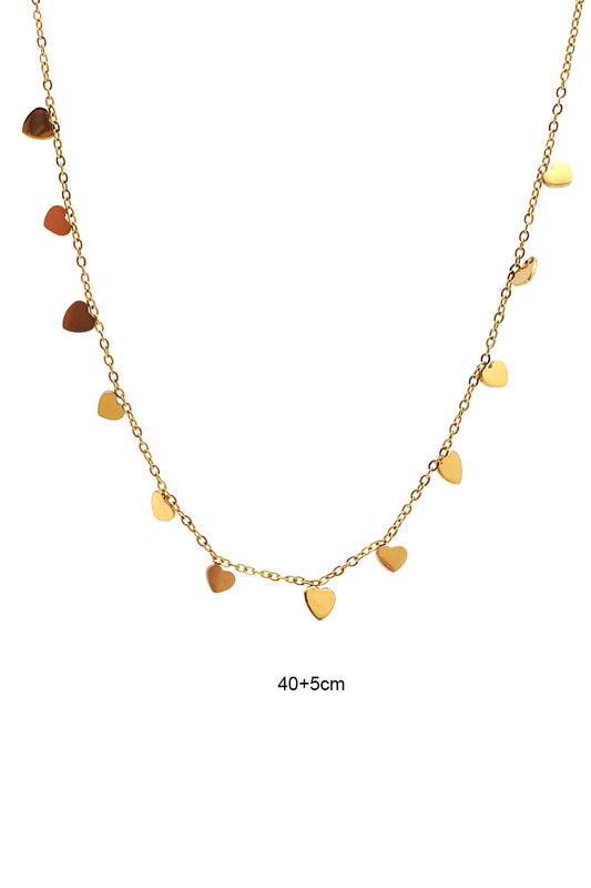Stainless Steel Dainty Heart Necklace