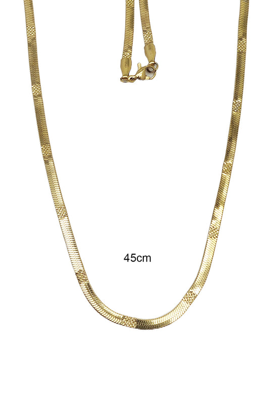Stainless Steel 45cm Snake Chain