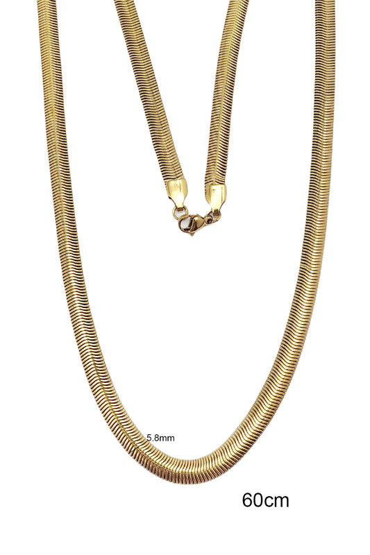 Stainless Steel 60cm Thick Snake Chain