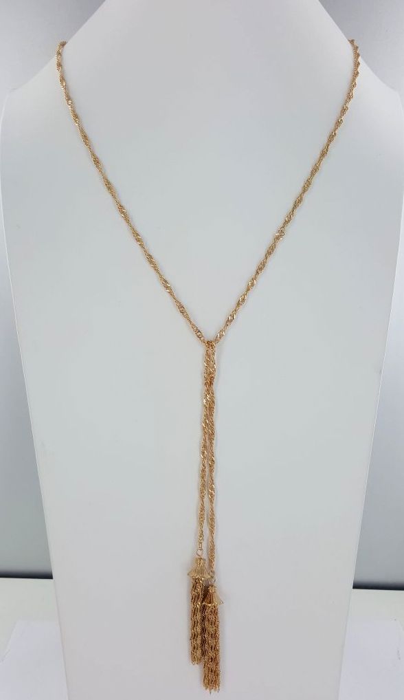 Women's Metal Tassel Necklace