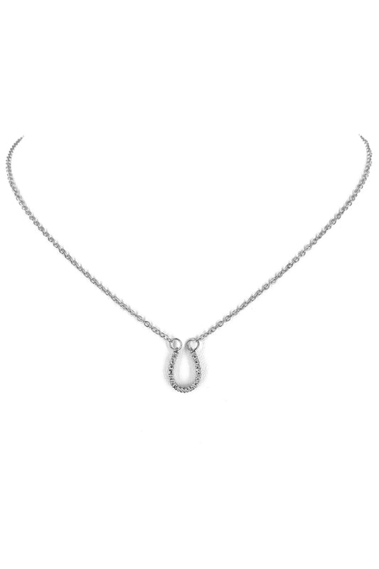 Horseshoe Pendant Necklace