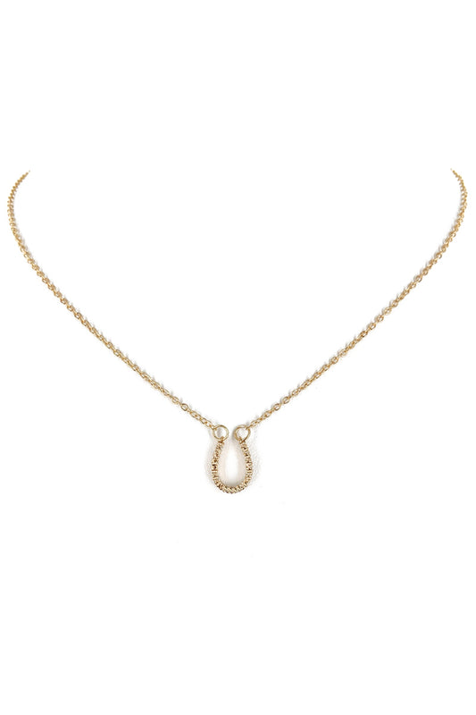 Horseshoe Pendant Necklace