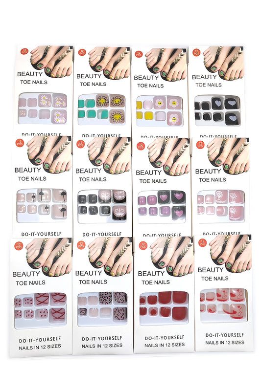 Mix Designs Press-On Toenails