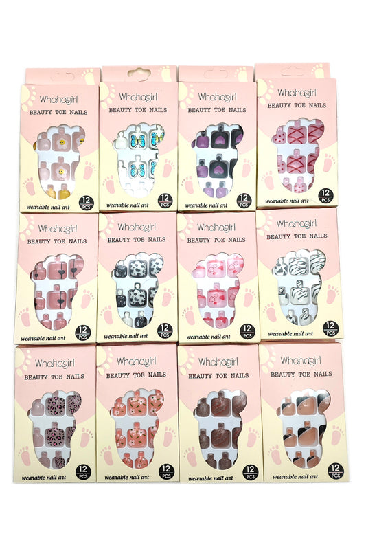 Mix Design Press-on Toenails