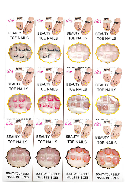 Mix Designs Press-On Toenails