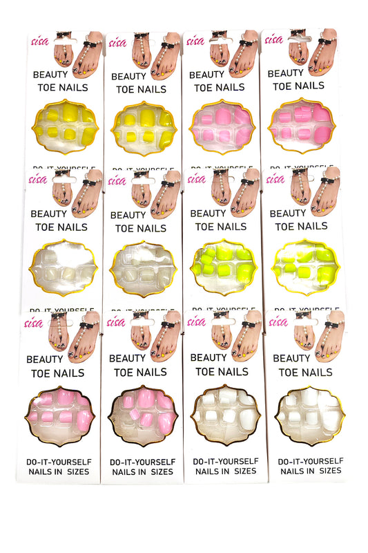 Solid Color Press-on Toenails