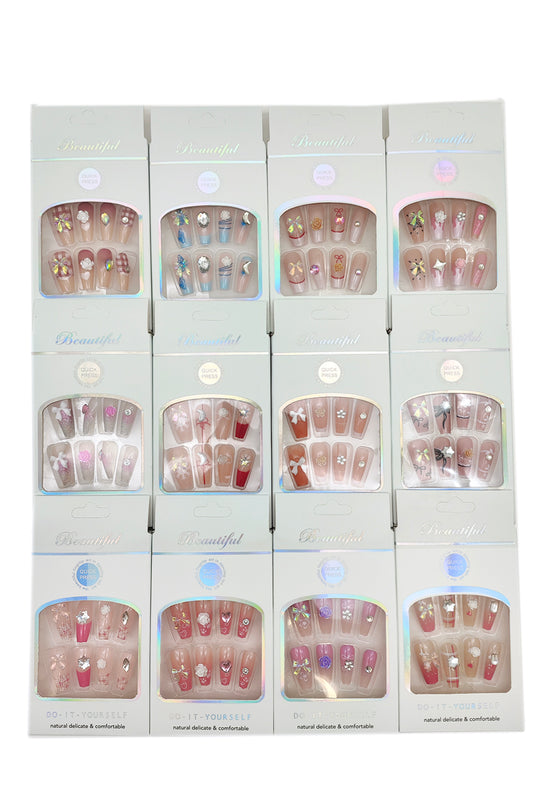 Mix Designs Ballerina Press-On Nails
