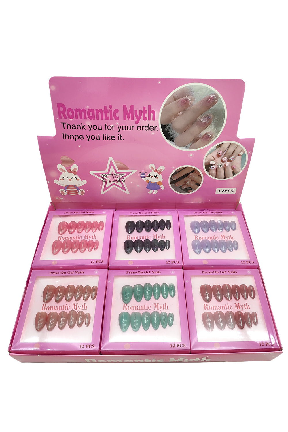 Almond Shape Press-On Nails