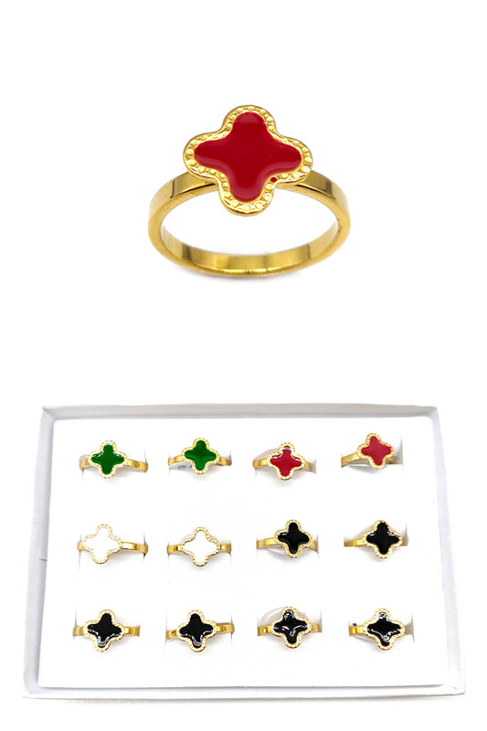 Clover Design Ring