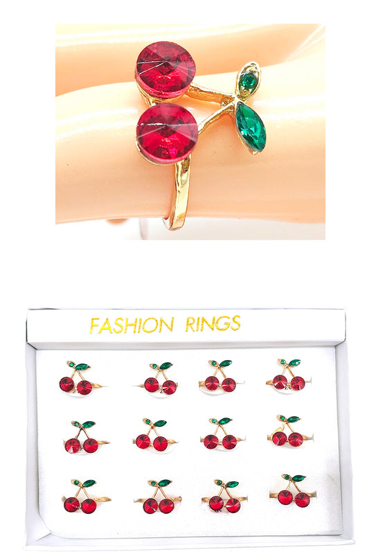 Cherry Design Rings
