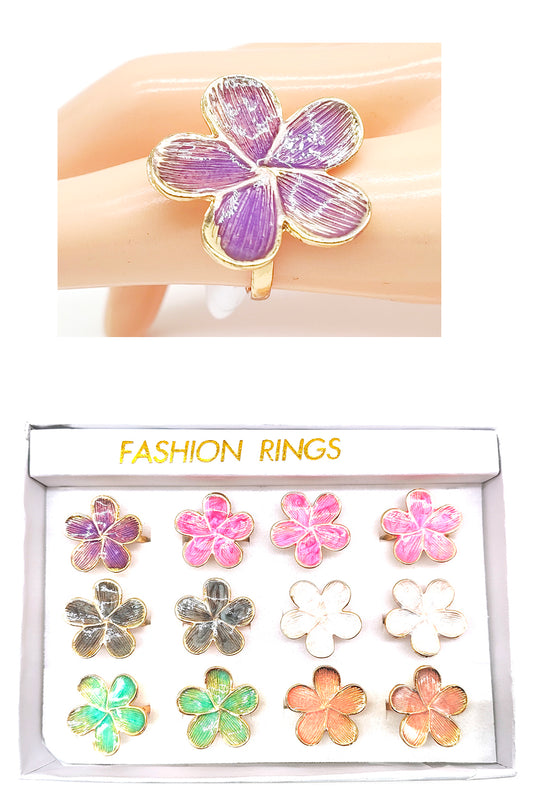Flower Design Rings
