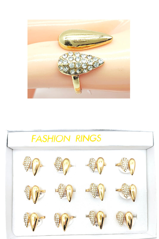 Teardrop Shape Fashion Ring
