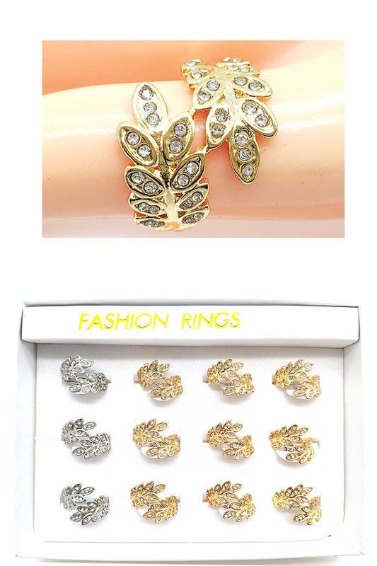 Leaf Design Fashion Ring