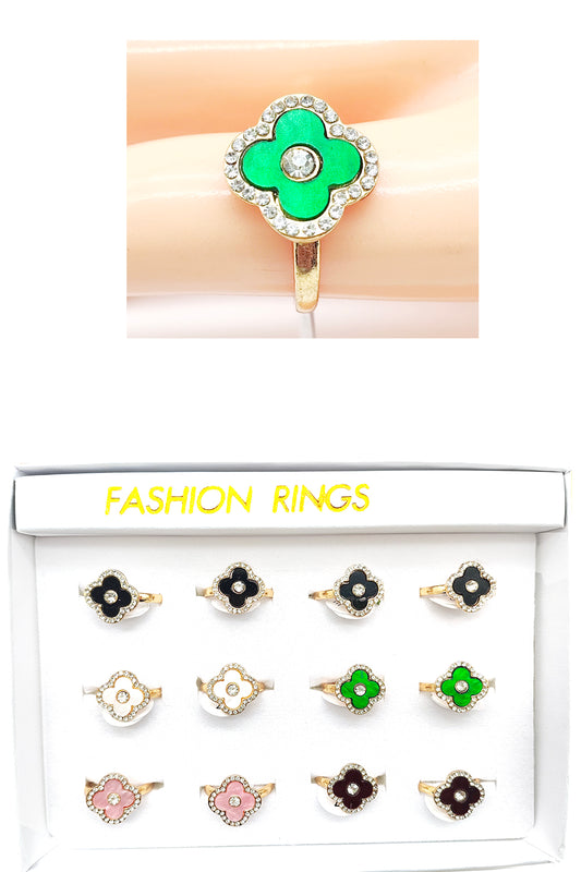 Clover Design Fashion Ring