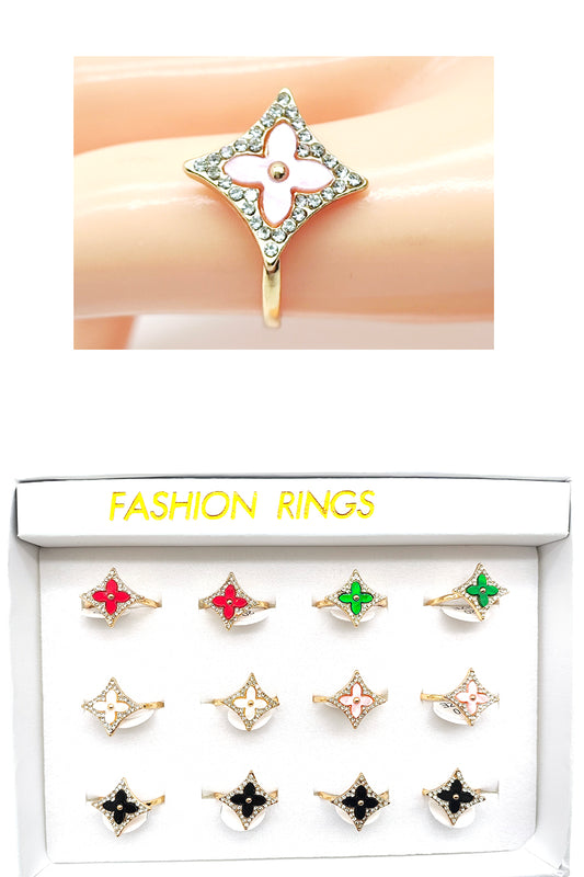 Clover Design Fashion Ring