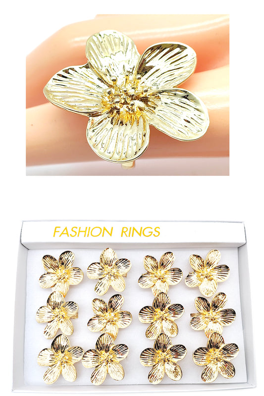 Flower Design Fashion Ring