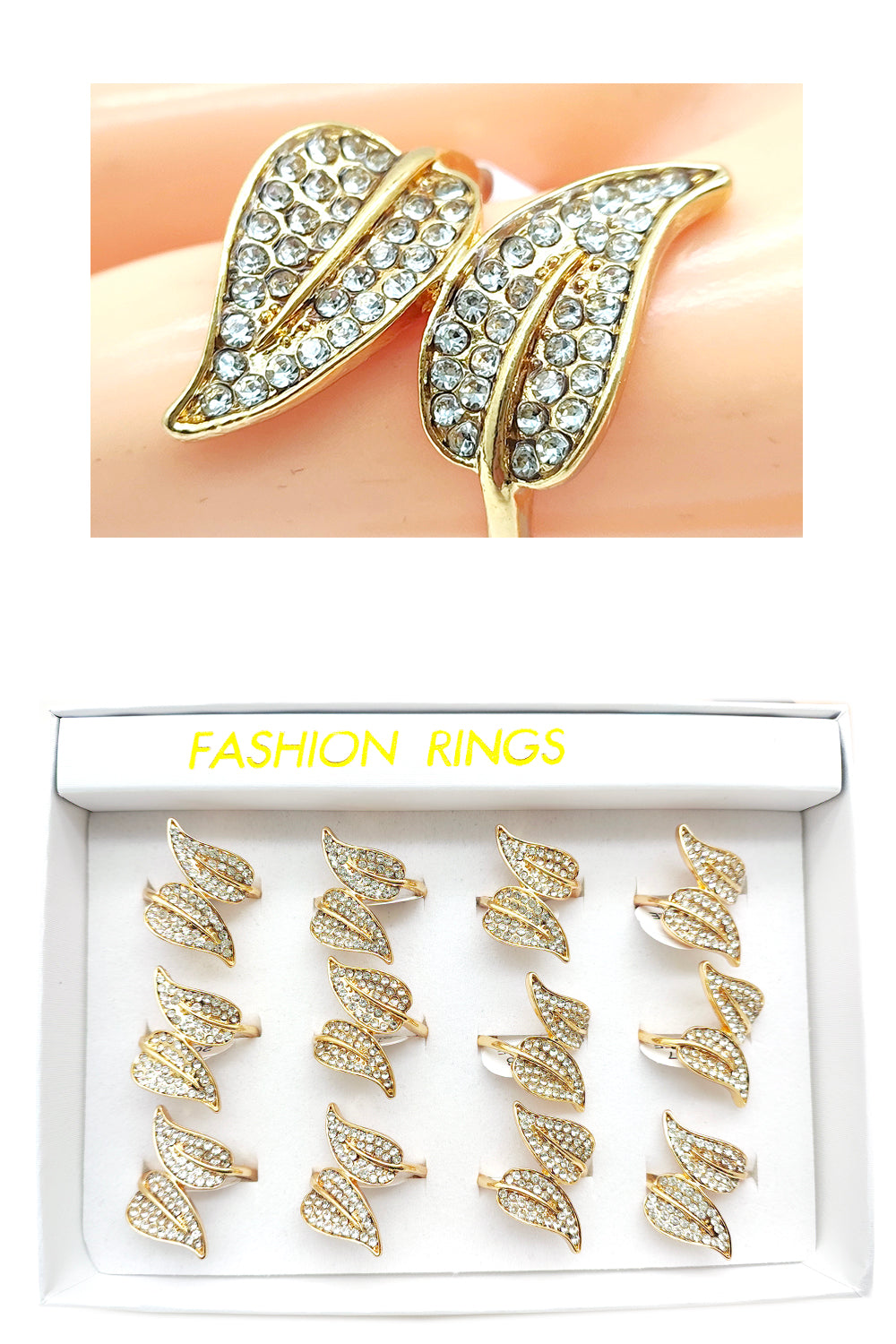 Double Wrap Leaf Ring